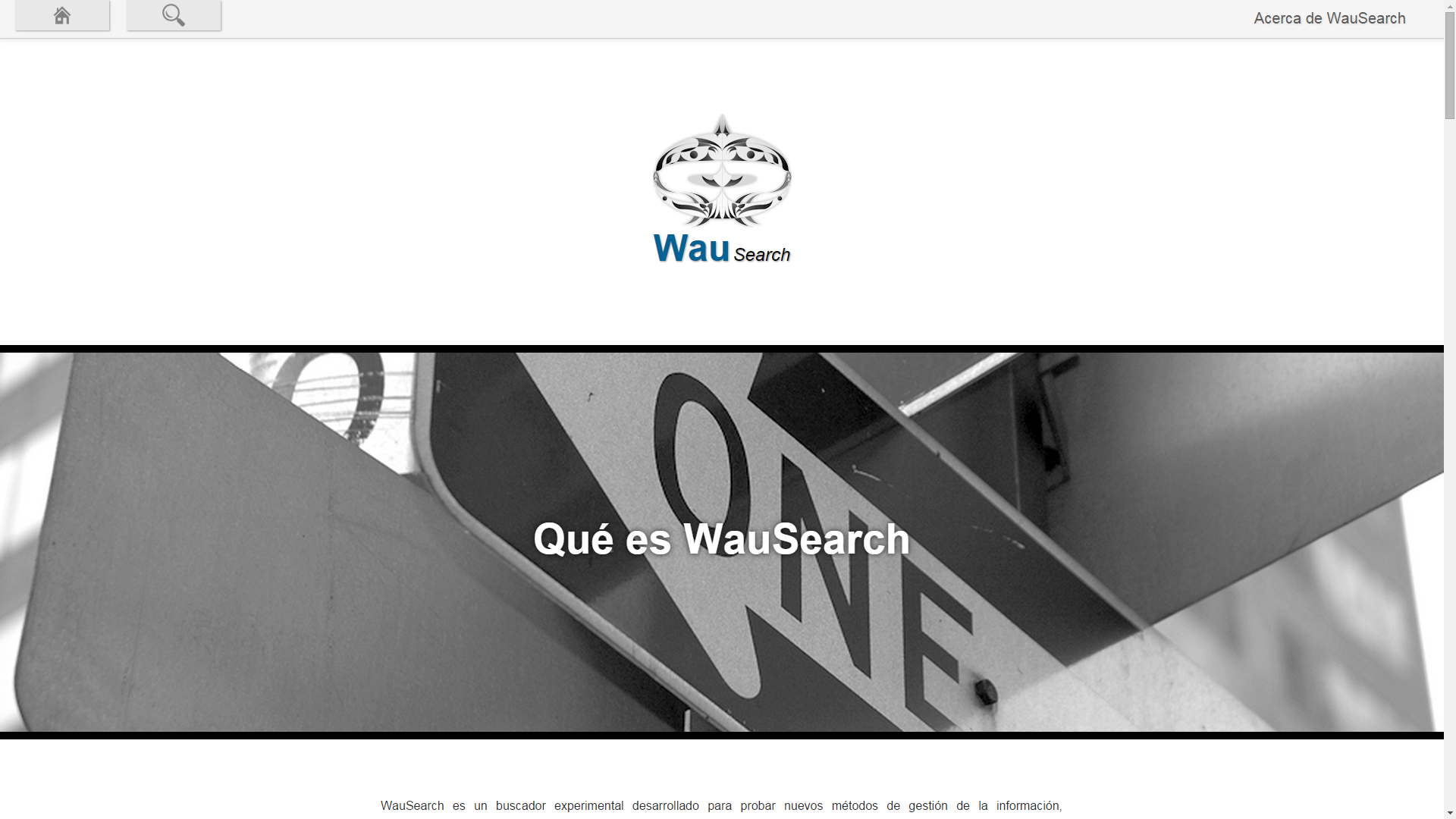Información relativa al proyecto WauSearch